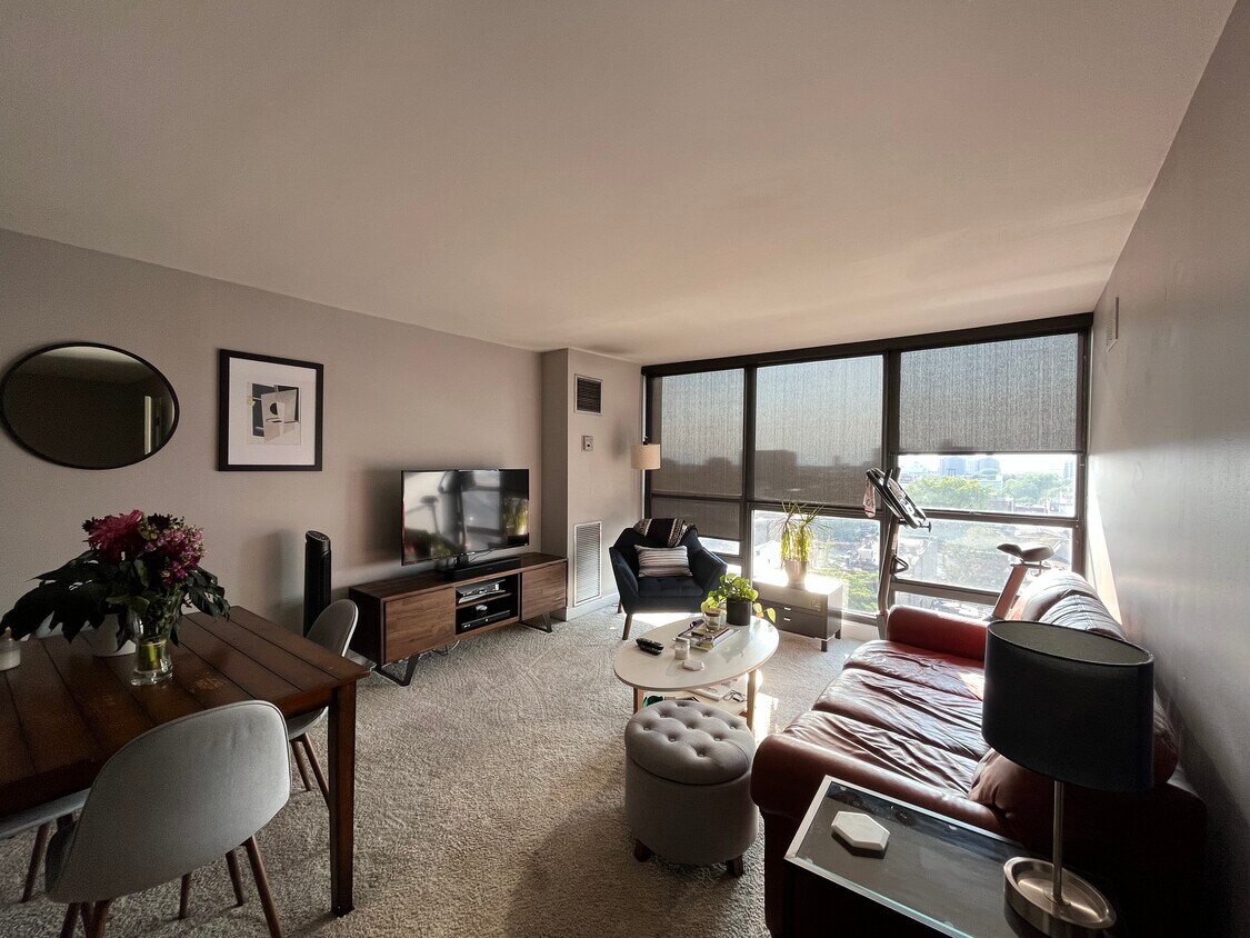 living room - 1540 N La Salle Dr