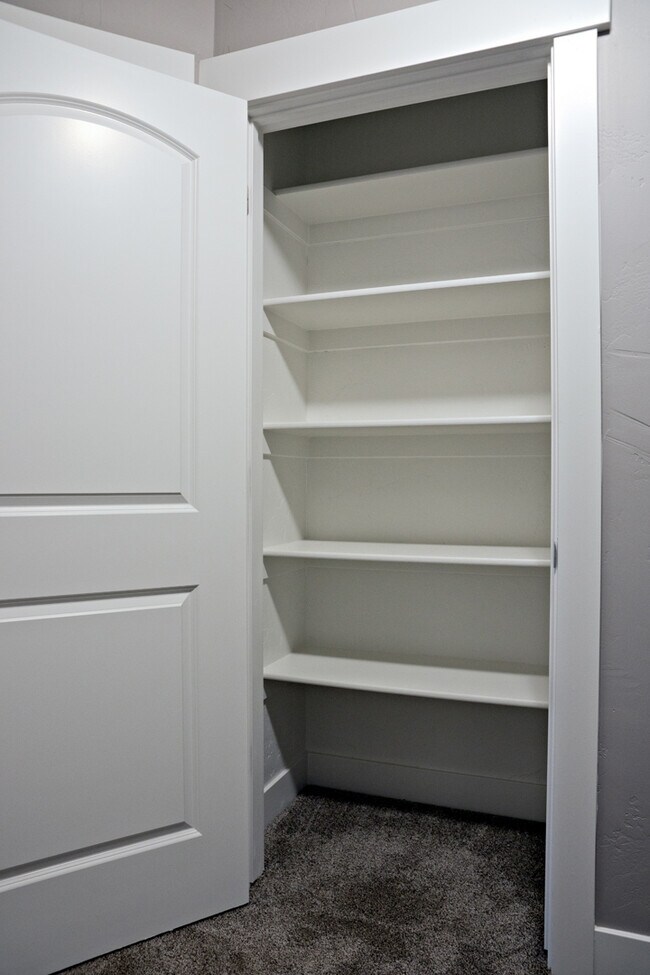 Linen Closet - 12 Cedar Lane