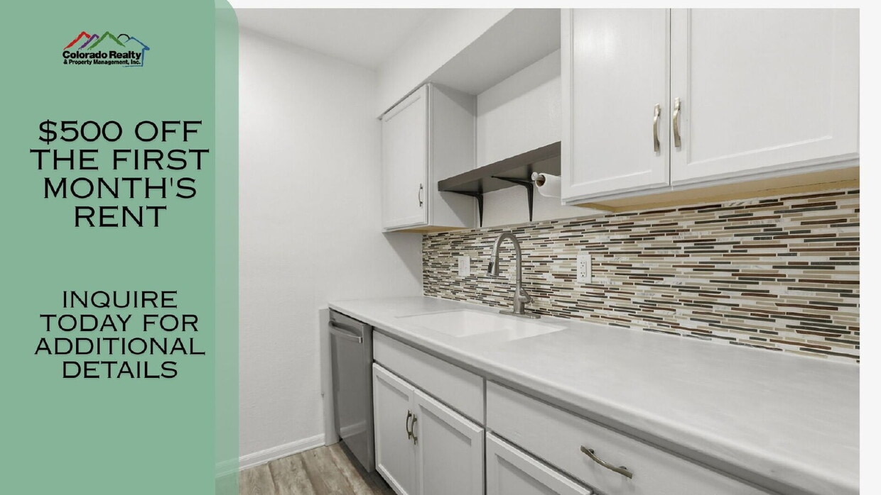 $1,445.95 - 1 Bed, 1 Bath Condo in Denver with In Unit Washer/Dryer and Central AC! - $1,495.95 - 1 Bed, 1 Bath Condo in Denver with In Unit Washer/Dryer and Central AC!