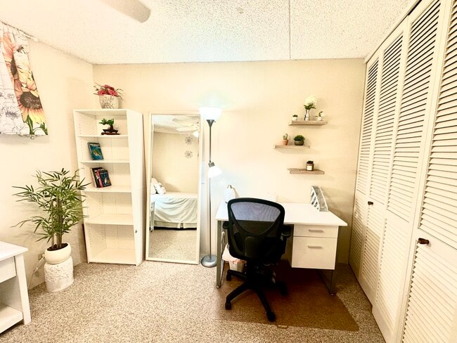 bookcase, mirror, desk - 469 Ena Rd