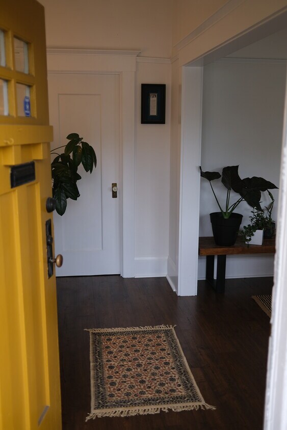 Generous entryway with door into front bedroom. - 877 53rd Street