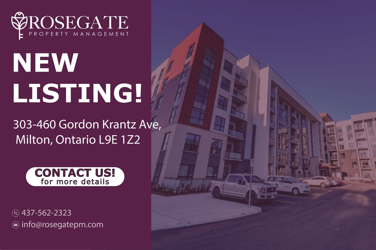 Photo principale - Modern 1+Den Condo in Milton – 695 Sq Ft w...