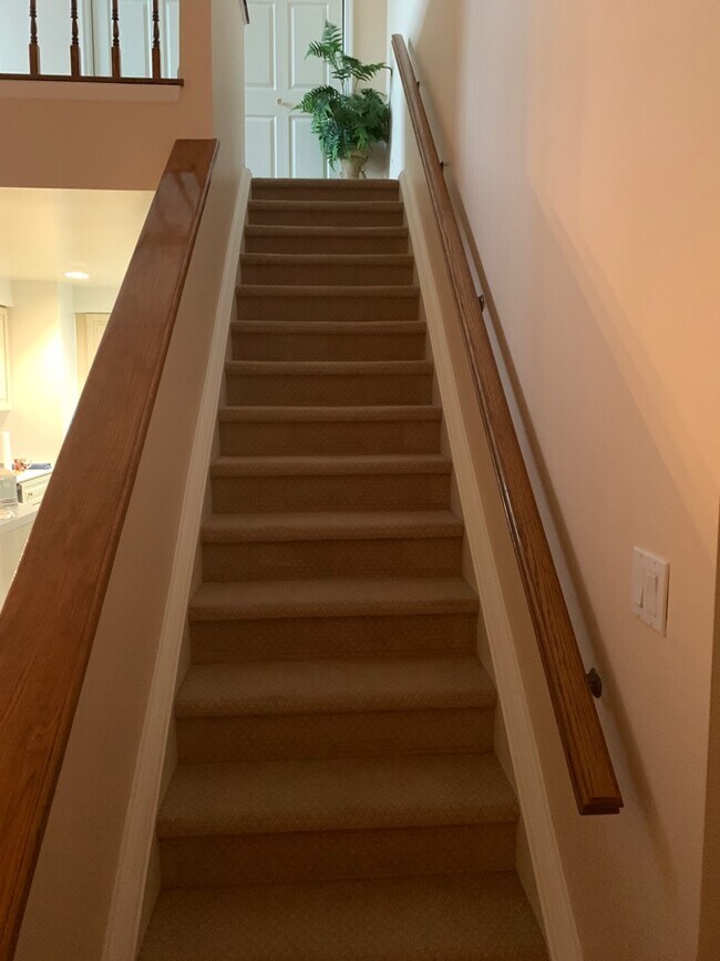 Stairs leading to loft - 616 Half Moon Bay Dr