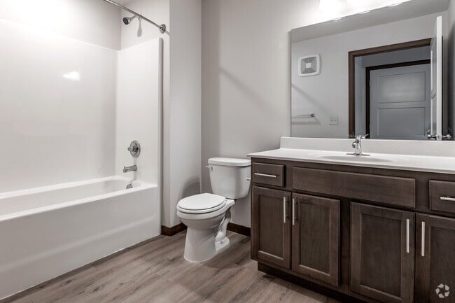 2BR, 2BA - 970SF - Primary Bathroom - Birch Grove Estates