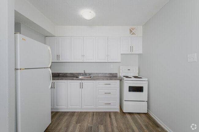 2 chambres, 1 salle de bain - 60 m² - Cuisine - 1011 Lansdowne Ave Apartments