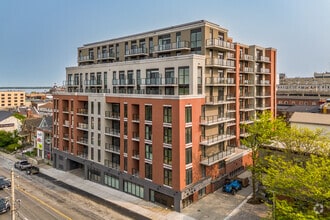 Queen St. Entrance - Crown Condos