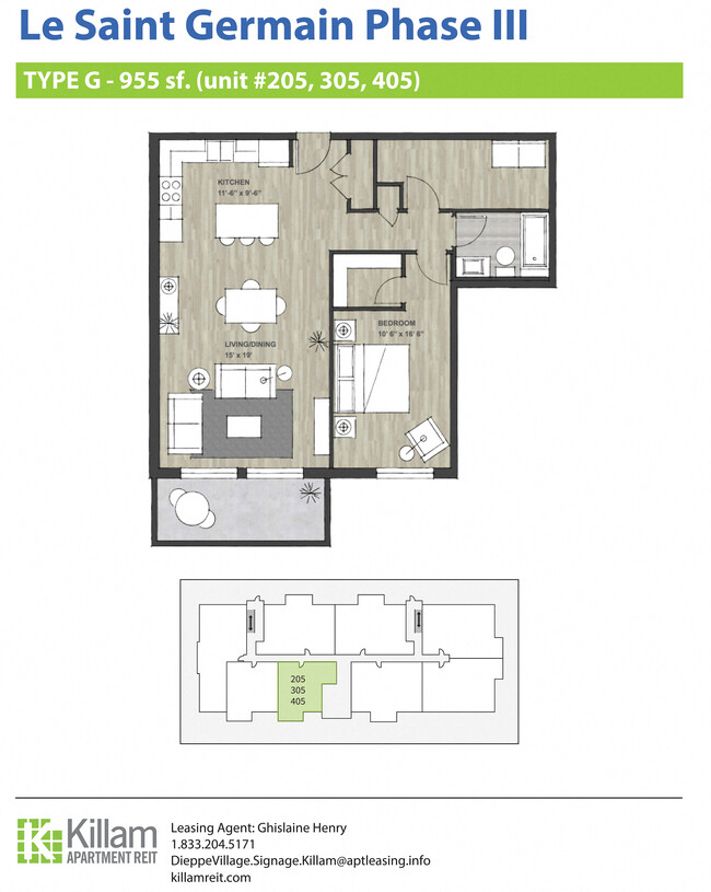 Floorplan - Le Saint Germain at Dieppe Villages