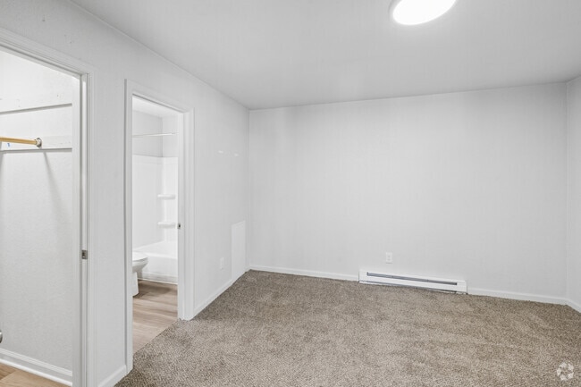 1BR, 1BR - 414SF - Bedroom - East Beach Apartments