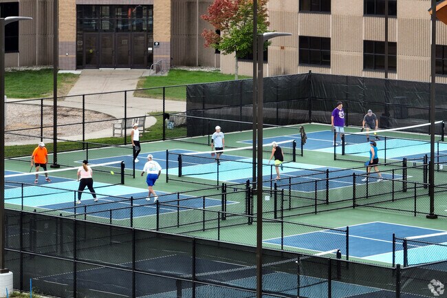 Play an exciting game of pickleball at Diethelm Park in Victoria.