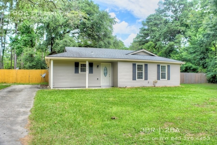 1994 Pulaski Dr, Beaufort, SC 29906 House Rental in Beaufort, SC