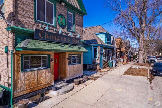 Locals frequent Champion's Pub for all occasions.
