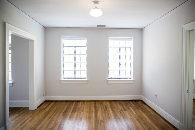 One Bedroom Living Room - Historic Boylan Apartments