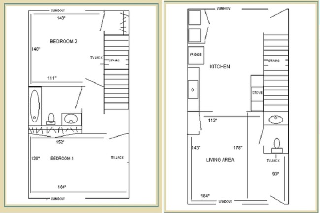 2BR/1.5BA - Welch Estate Apartments