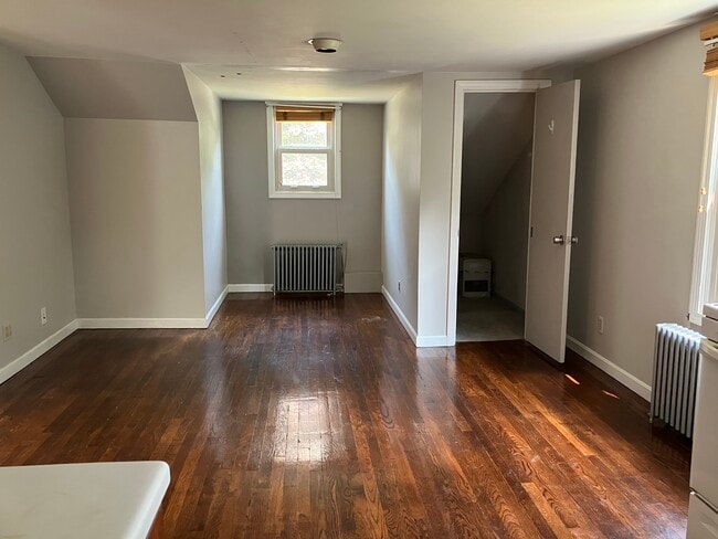 View of living room with closet from kitchen - 126 Clover Hill St