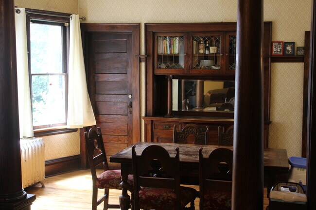 Dining Room with Door to main level bedroom - 2926 Columbus Ave