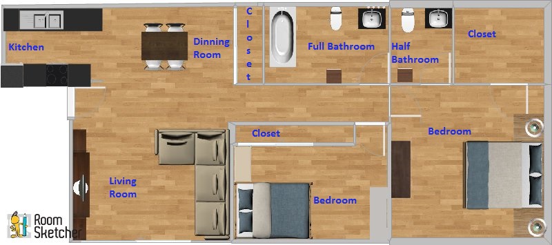 Dos habitaciones - La Finca Apartments