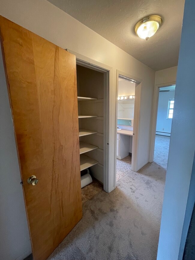 Linen/storage closet in hallway - 2490 S Raccoon Rd