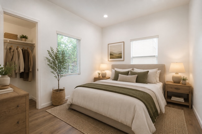 Master.The furniture/decor in this image are virtual representation, intended to provide a example. - 4538 1/2 Dozier St Townhome