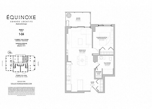 Floorplan - EQUINOXE LEVESQUE