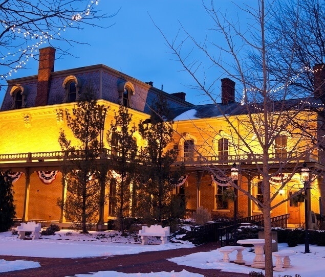 The Saxton-McKinley house was the home of President William McKinley, built in 1841