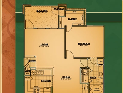 1HAB/1BA - Rio Verde Apartments