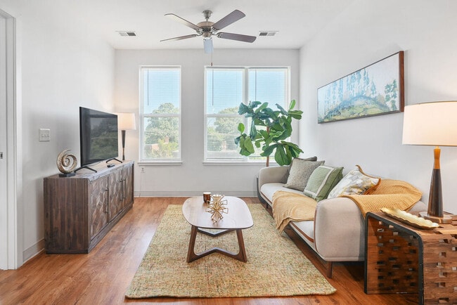 South Cap – Two Bedroom / Two Bathroom – Living Room - South Capitol Apartments
