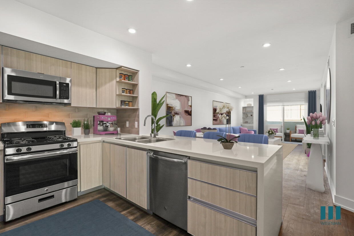 Open-Concept Kithen with Countertop Bar - Colby Missouri by Wiseman