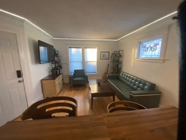 View from kitchen into living room - 2621 Colfax Ave S