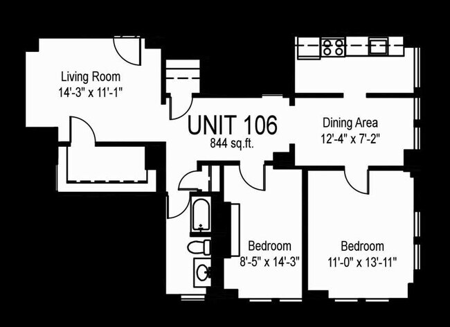 Interior Photo - New King Edward Apartments