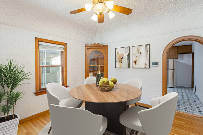 Dining Room to Kitchen - 729 E Indiana Ave