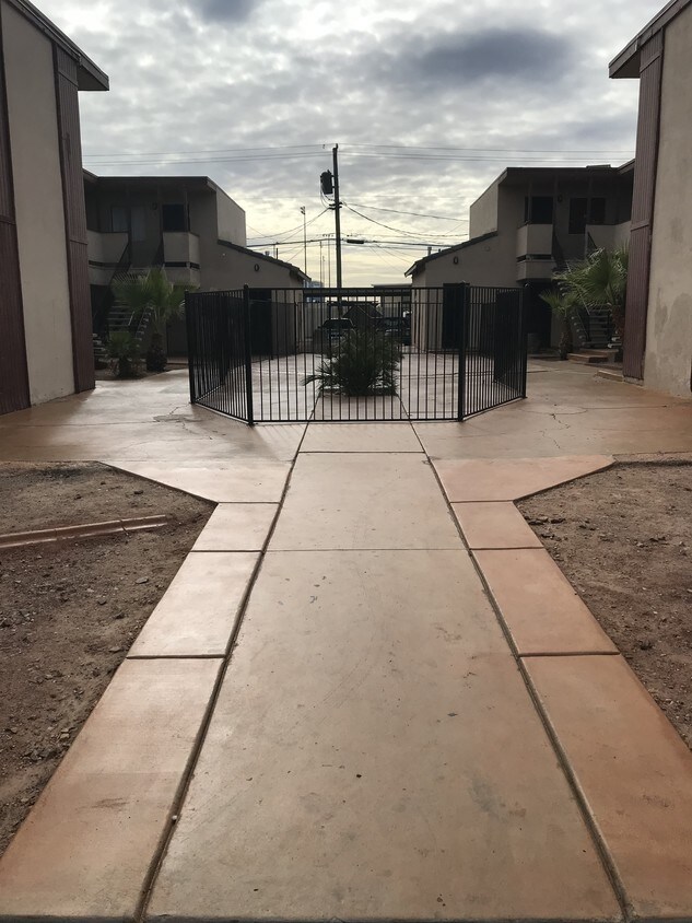 courtyard - 4203 Silver Dollar Ave