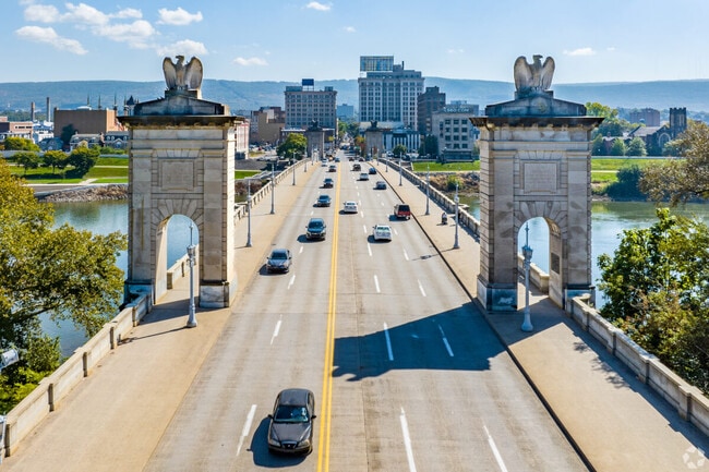 The Market Street Bridge in Wilkes-Barre is listed on the National Register of Historic Places.