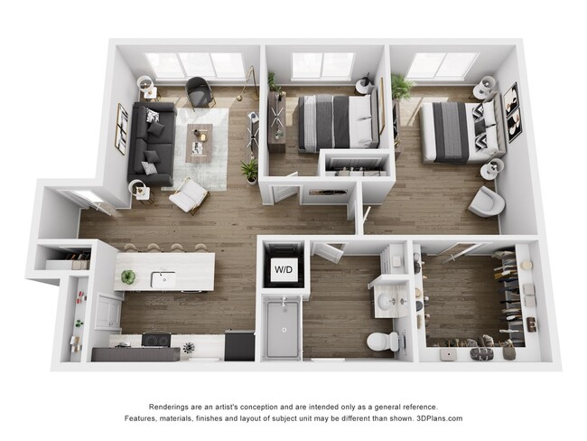 Interior Photo - ECOFlats at Log City