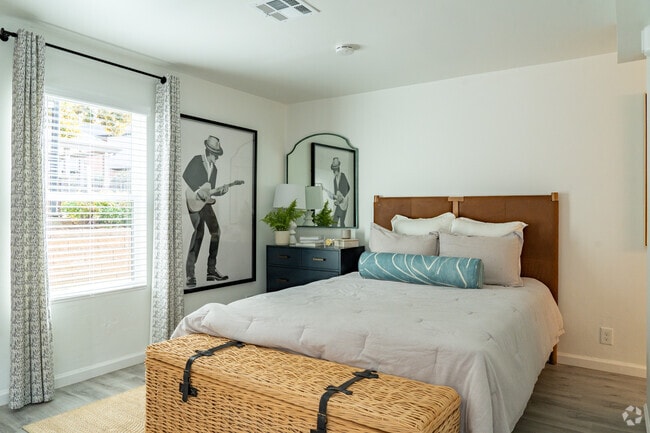 1BR, 1BA - 500SF - Bedroom - The District at North Hills