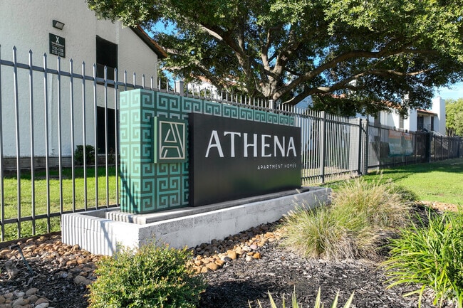 Signage - Athena Apartments