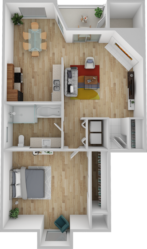 Plano de planta - Baker Square