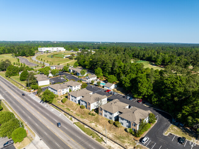 Aerial - Campus Side Apartments