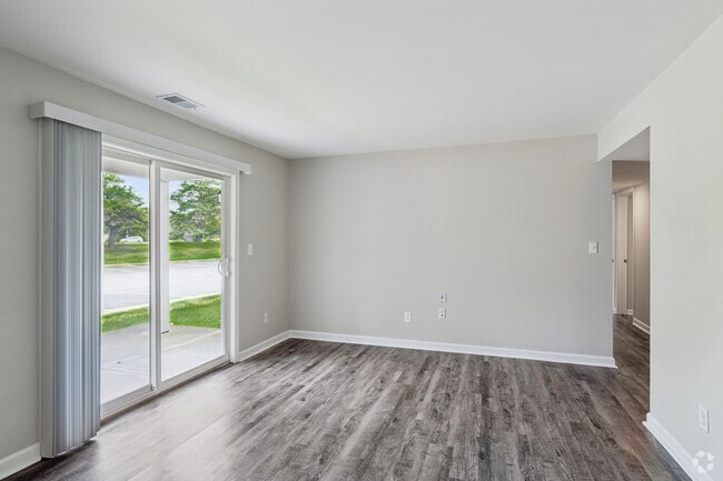 The Maple 2BR, 2BA - 1,075SF - Living Room - Castleton Manor Apartments