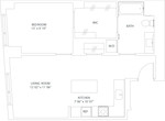 1 Bed 1 Bath-B5