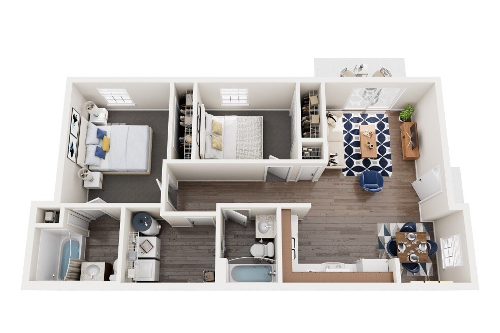 Timber Lakes Apartments – 2B Ranch