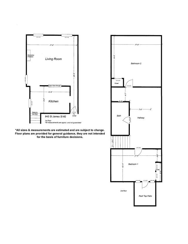 Floorplan - 943 Saint James St