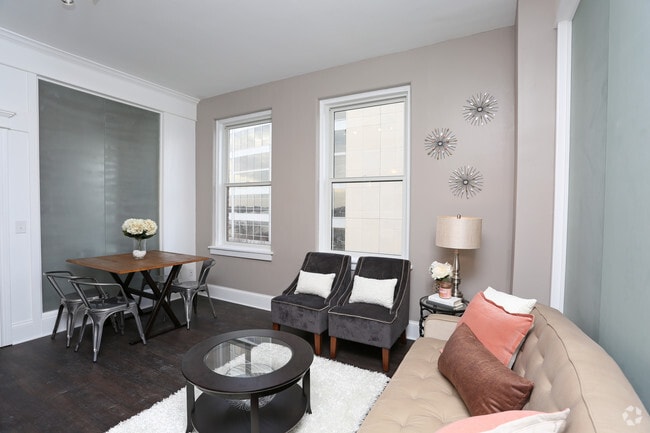 2BR, 2BA - Living Room - McCurdy Apartments