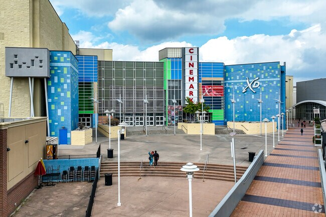 North East Mall is nearby for shopping, food, and movies.