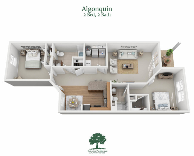 Algonquin 3D Rendering - Hudson Preserve