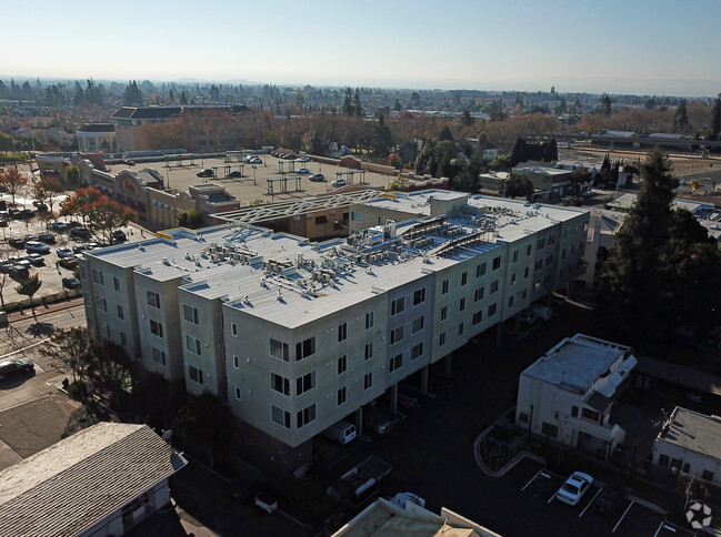 Aerial Photo - 808 A Street Apartments