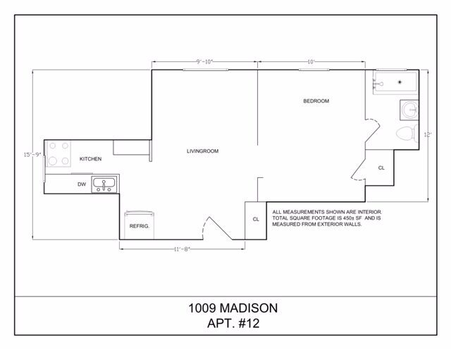 Floorplan - 1009 Madison St