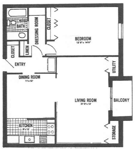 Floor Plan - 425 Waupelani Dr