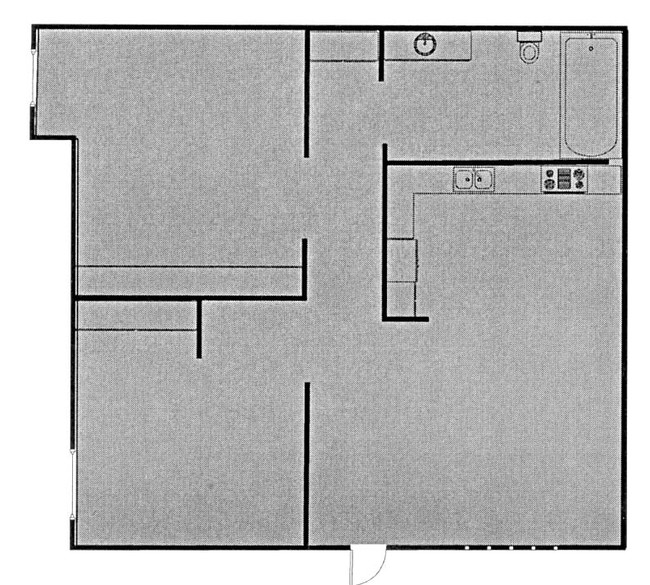 Two Bedroom - Peppertree Senior Apartments