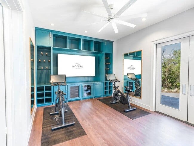 Crush your next on-demand ride in our dedicated spin studio. - Modera McKinney Ridge