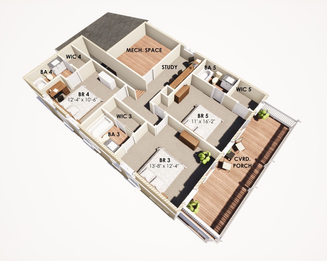 Floorplan - Volunteer Cottages